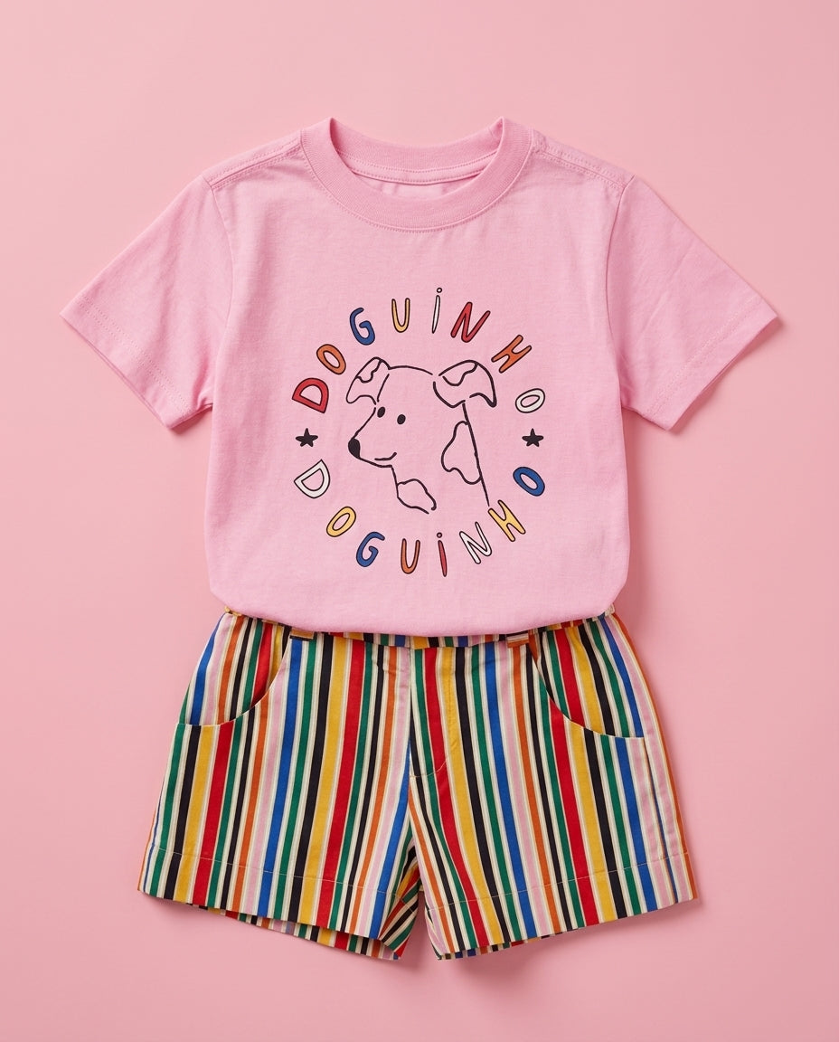Conjunto Doguinho rosa - Júlia