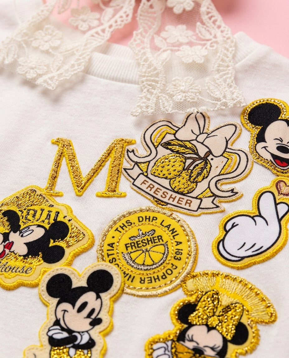 Conjunto Minnie Amarelo - Rafaela
