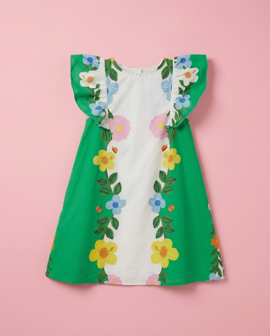 Vestido Jardim verde - Marina