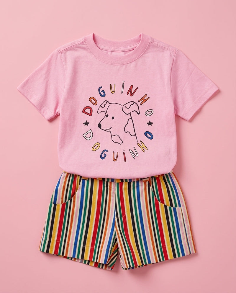 Conjunto Doguinho rosa - Júlia