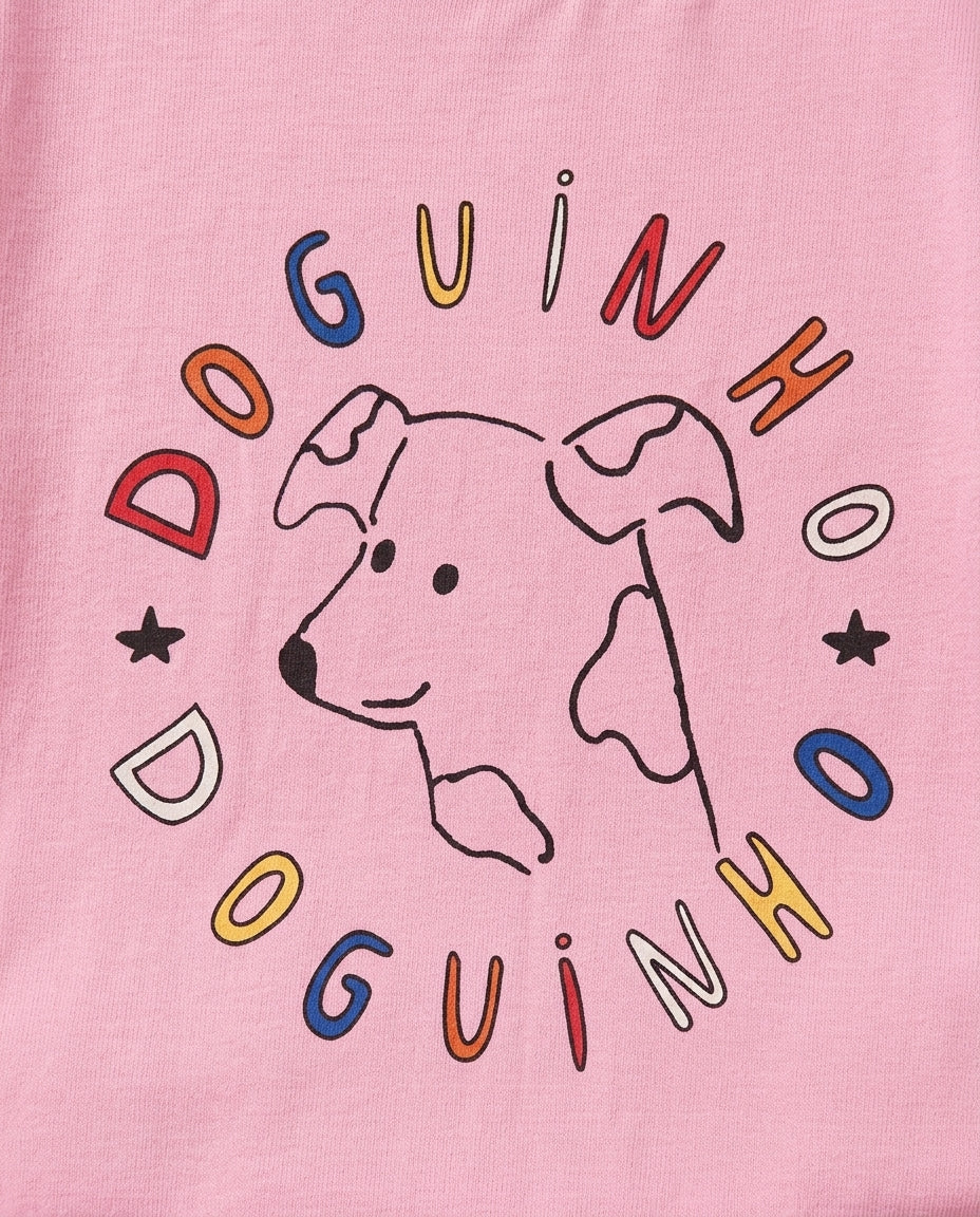 Conjunto Doguinho rosa - Júlia