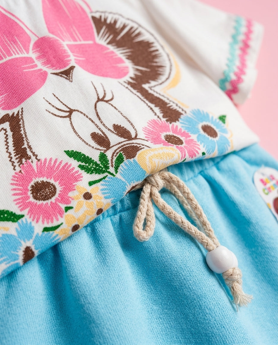 Conjunto Minnie floral
