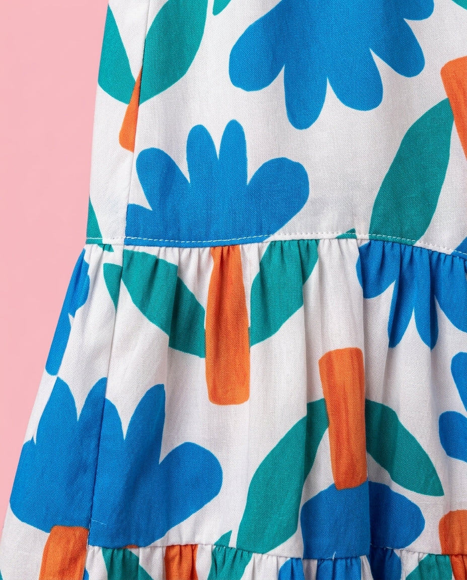 Vestido Floral azul - Melissa