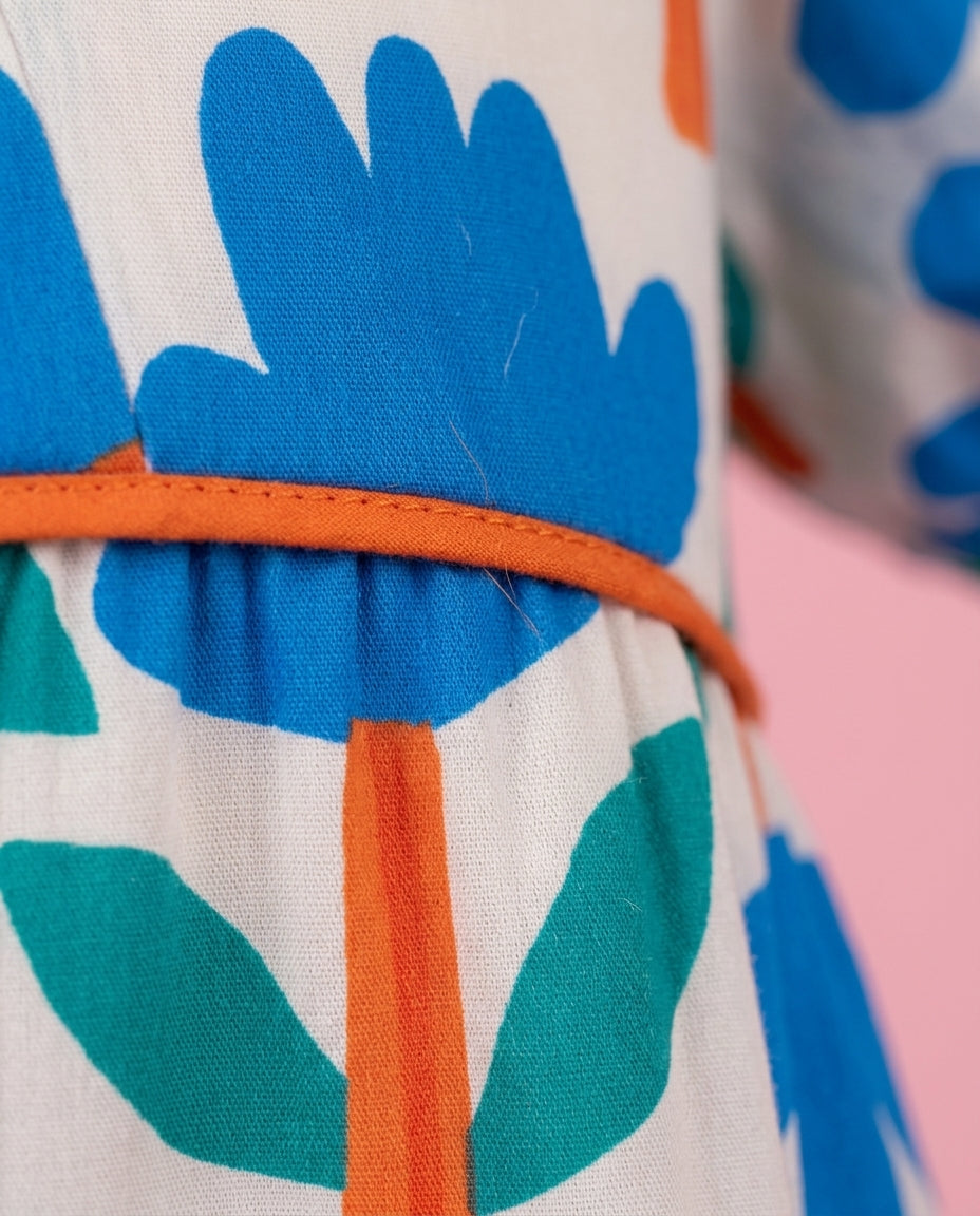 Vestido Floral azul - Melissa