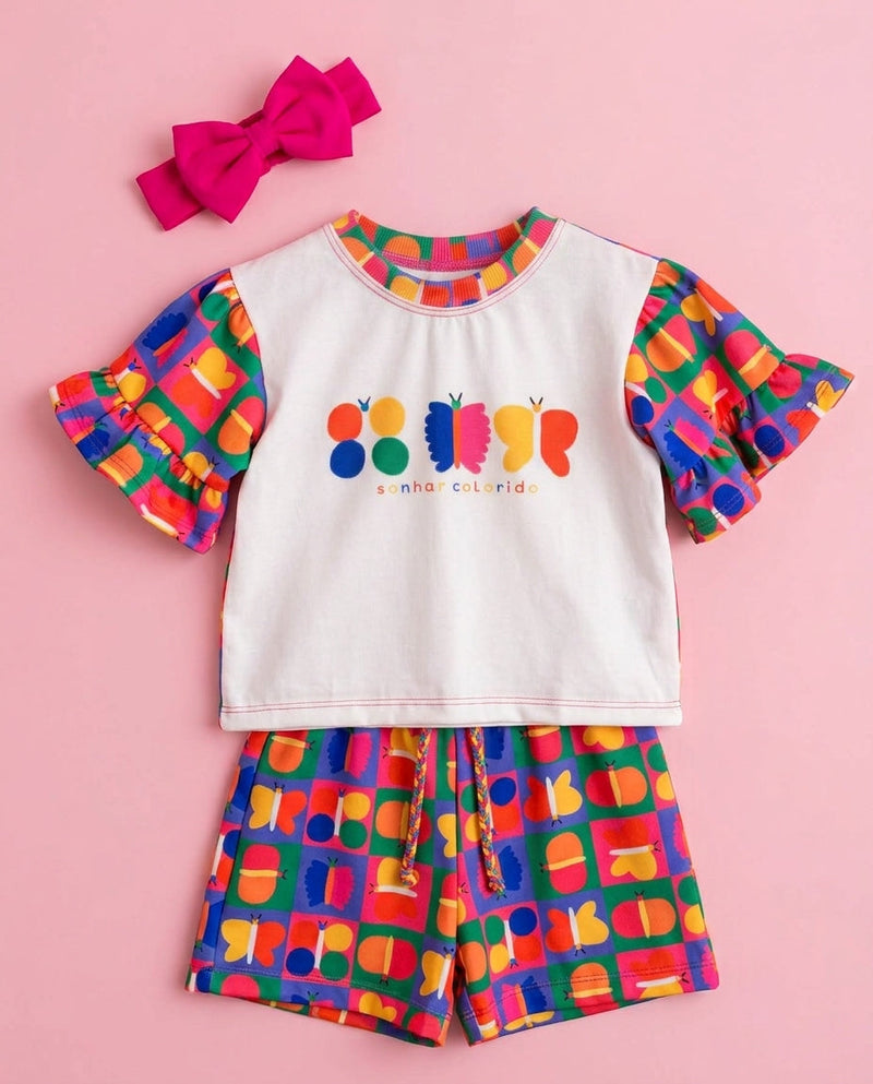 Conjunto Sonhar colorido - Maria Alice