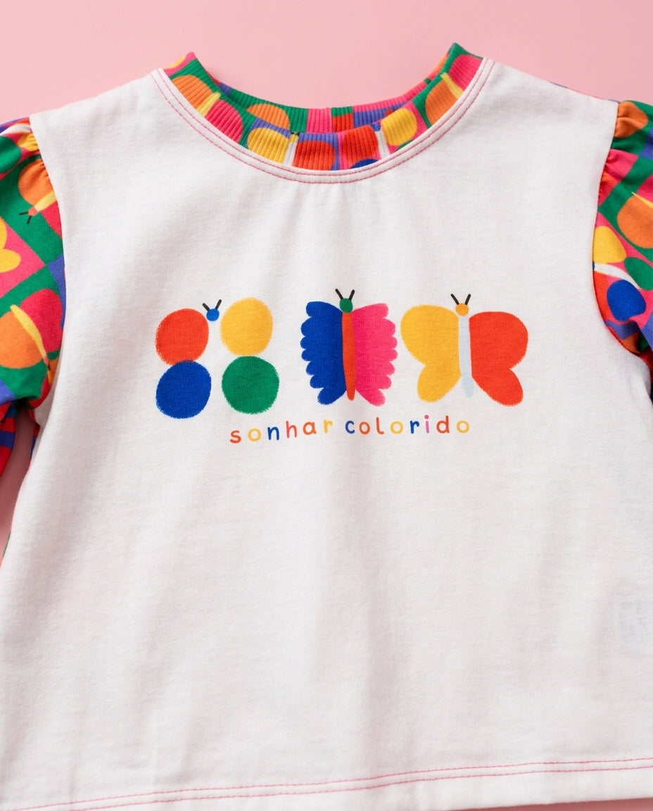 Conjunto Sonhar colorido - Maria Alice