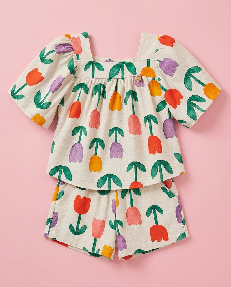 Conjunto Tulipas coloridas - Lívia