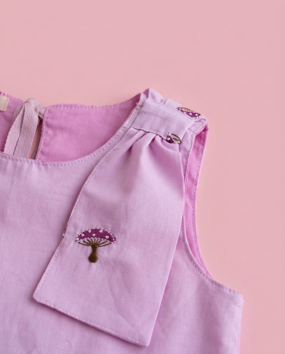Conjunto Cogumelos lilás - Bianca
