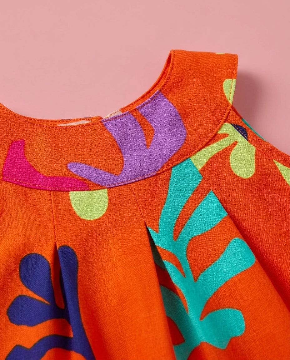 Vestido Laranja - Isadora