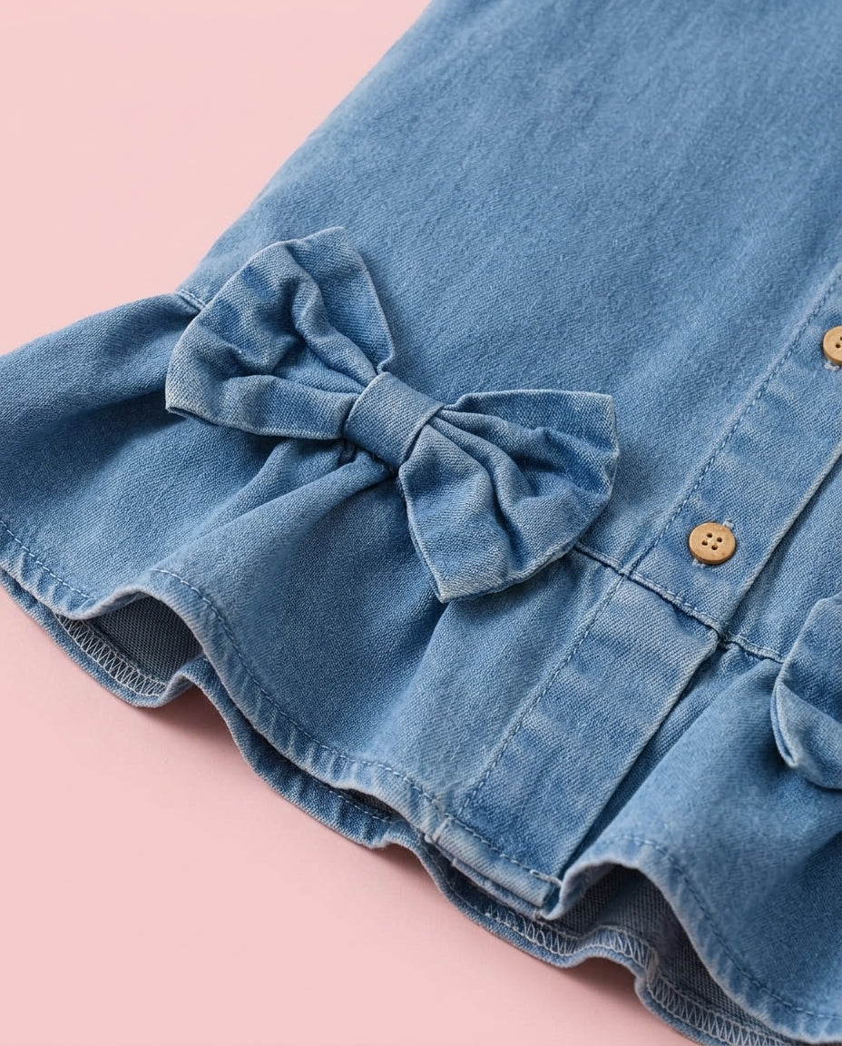 Conjunto Jeans laços - Amanda