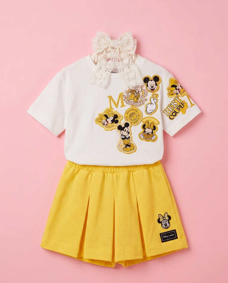 Conjunto Minnie Amarelo - Rafaela